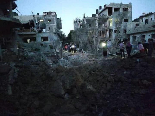 En direct de Gaza - Il est 9h à Gaza ce vendredi 14 mai 2021 
Bilan provisoire - 450 raids en deux heures 